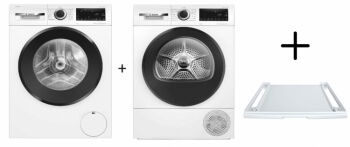 Bosch Serie | 6 WGG246F0CS + WQG245D0CS + WTZ27400
