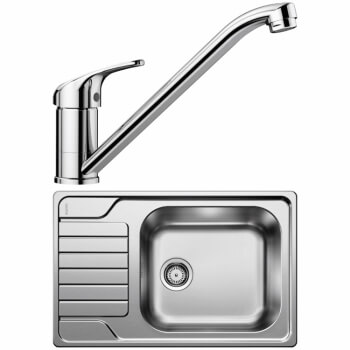 Blanco SET 05-A 25 Dinas XL 6 S Compact Kartáčovaný + Daras Chrom