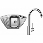 Blanco Set 06-D 25 Tipo 9 E Přírodní lesk + Mida Chrom