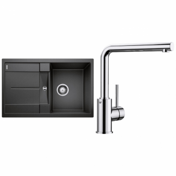 Blanco Set 09-A 25 Metra 45 S Antracit + Mila Chrom