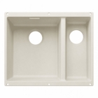 Blanco SUBLINE 340/160 U InFino Silgranit bílá soft bez odtok. armatury, velká vana vlevo - 527820