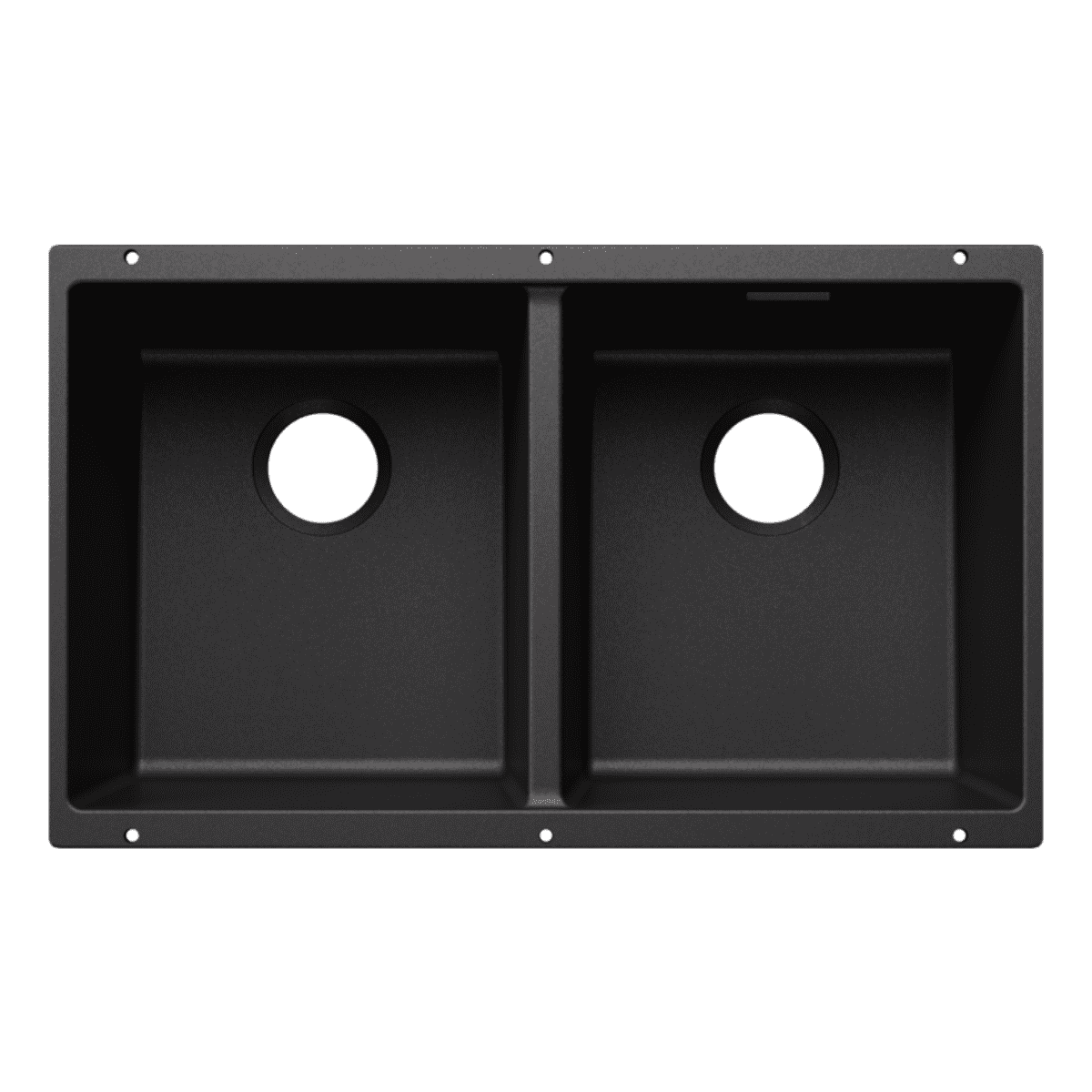 SUBLINE 350/350 U InFino Silgranit antracit bez odtokové armatury - 527829
