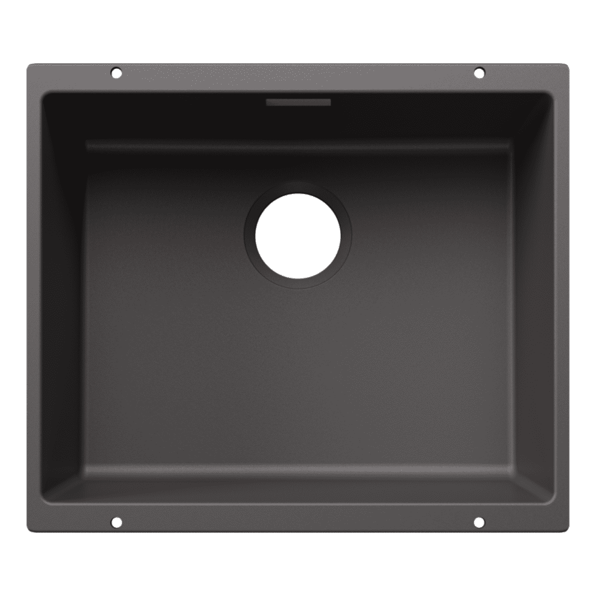 SUBLINE 500 U InFino Silgranit šedá skála bez odtokové armatury - 527798