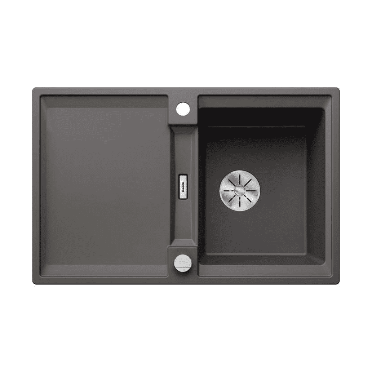 ADIRA 45 S-F Silgranit šedá skála oboustranné provedení s excentrem - 527595