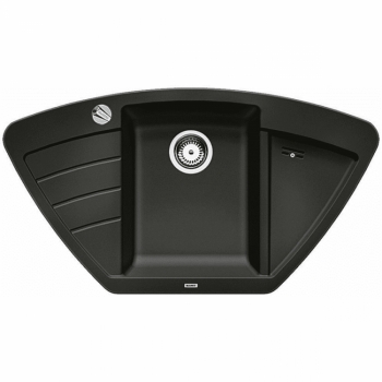 Blanco ZIA 9 E Silgranit černá s excentrem - 526030