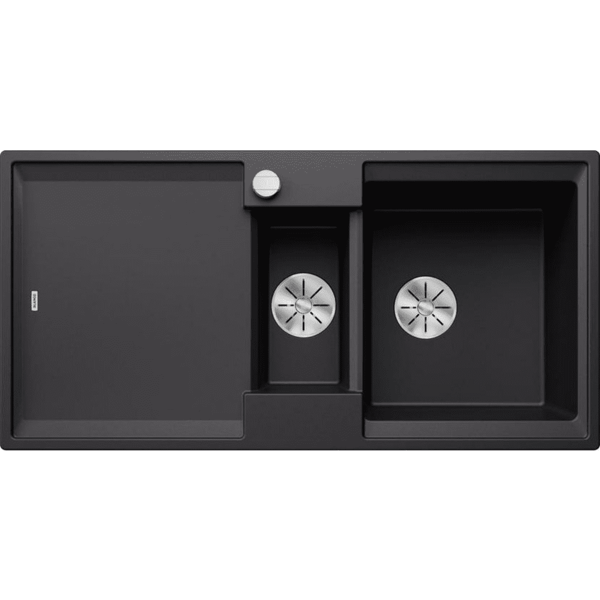 ADIRA 6 S-F Silgranit černá oboustranné provedení s excentrem - 527609