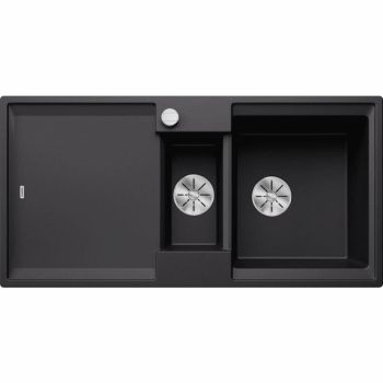 Blanco ADIRA 6 S-F Silgranit černá oboustranné provedení s excentrem - 527609