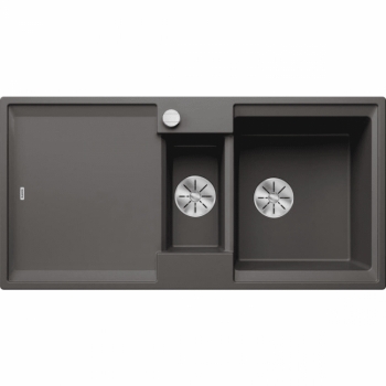 Blanco ADIRA 6 S-F Silgranit šedá skála oboustranné provedení s excentrem - 527611