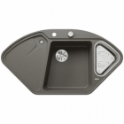 Blanco DELTA II-F InFino Silgranit šedá vulkán s excentrem přísluš. ano - 527239