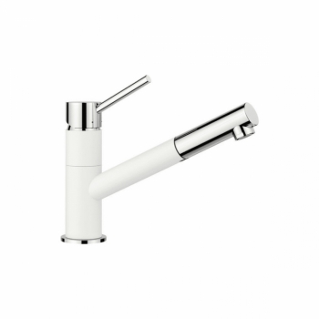 Blanco KANO-S silgranit bílá/chrom, beztlaková - 527650