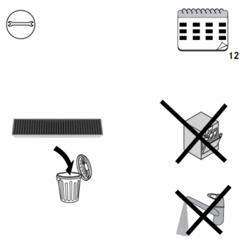 Faber Uhlíkový filtr HE WAVE 2 skládaný (sada) - 112.0732.429