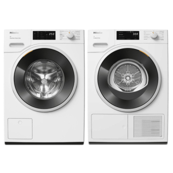 Miele WWD380 WCS PWash &Steam &9kg + TWD640WP EcoSpeed&9kg