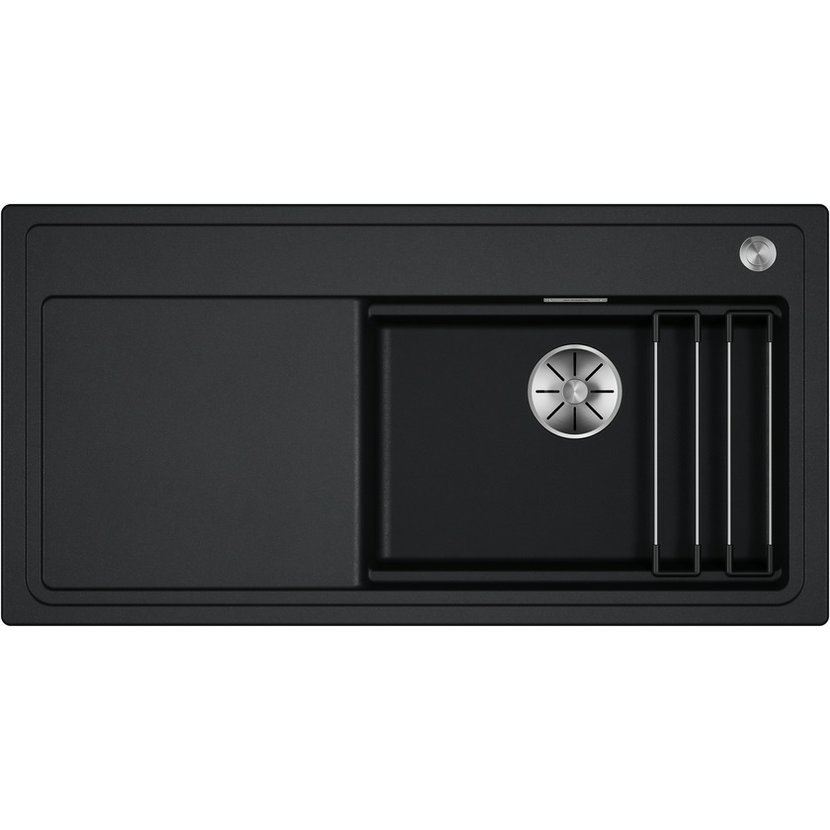 Etagon XL 6 S silgranit antracit dřez vpravo s exc. ovládáním PushControl - 528093
