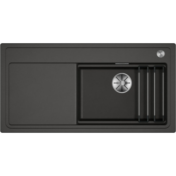 Blanco Etagon XL 6 S silgranit šedá skála dřez vpravo s exc. ovládáním PushControl - 528094