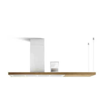 Elica BIO ISLAND WH/A/120X53 ROVERE