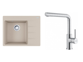 Franke Set CNG 611-62 TL/2 sahara + FC 6985.501 SMART GLENDA