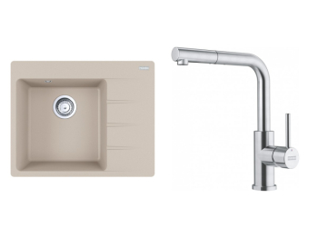 Franke Set CNG 611-62 TL/2 sahara + FC 6986.501 SMART GLENDA