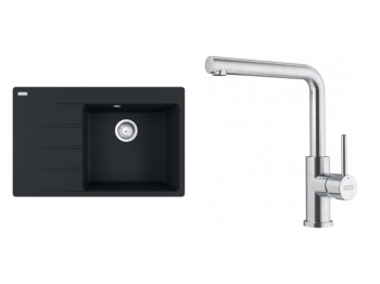 Franke Set CNG 611-78/7 TL Matná černá + FC 6985.501 SMART GLENDA