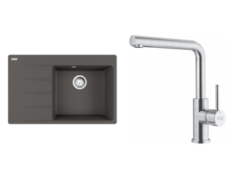 Franke Set CNG 611-78 TL/7 šedá břidlice + FC 6985.501 SMART GLENDA
