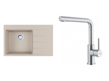 Franke Set CNG 611-78 TL/2 Sahara + FC 6985.501 SMART GLENDA