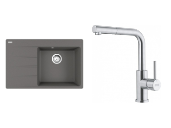 Franke Set CNG 611-78/7 TL Šedý kámen + FC 6986.501 SMART GLENDA