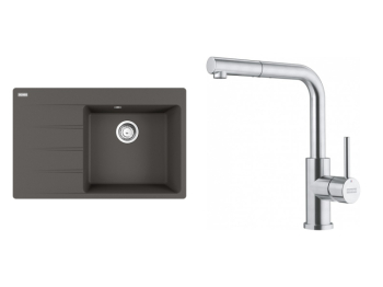 Franke Set CNG 611-78 TL/7 šedá břidlice + FC 6986.501 SMART GLENDA