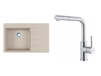 Franke Set CNG 611-78 TL/2 Sahara + FC 6986.501 SMART GLENDA