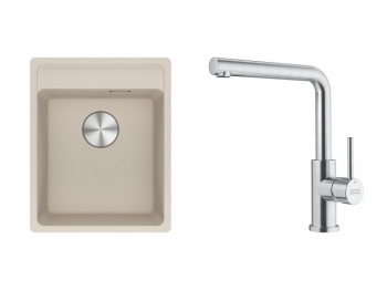 Franke Set MRG 610-37 RTL Sahara + FC 6985.501 SMART GLENDA