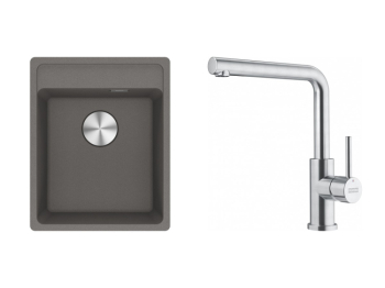 Franke Set MRG 610-37 RTL Šedý kámen + FC 6985.501 SMART GLENDA
