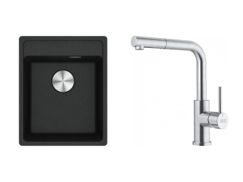 Franke Set MRG 610-37 RTL Onyx + FC 6986.501 SMART GLENDA
