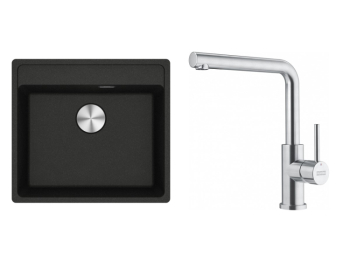 Franke Set MRG 610-52 RTL Onyx + FC 6985.501 SMART GLENDA