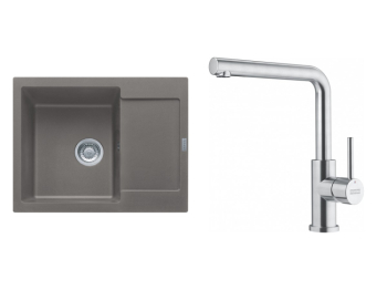 Franke Set MRG 611-62 šedý kámen + FC 6985.501 SMART GLENDA