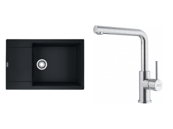 Franke Set MRG 611-78 BB Matná černá + FC 6985.501 SMART GLENDA