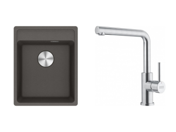 Franke Set MRG 610-37 RTL šedá břidlice + FC 6985.501 SMART GLENDA