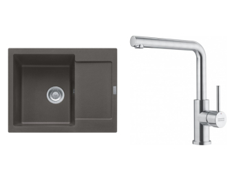 Franke Set MRG 611-62 šedá břidlice + FC 6985.501 SMART GLENDA