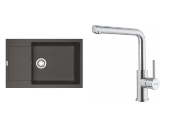 Franke Set MRG 611-78 BB šedá břidlice + FC 6985.501 SMART GLENDA