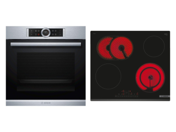 Bosch Set Bosch trouba HBG655NS1 + Bosch varná deska PKN631FP2E