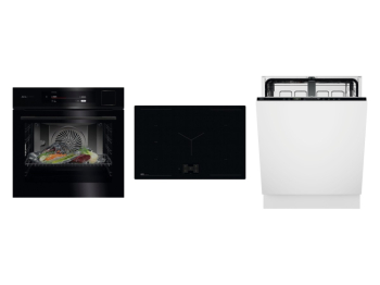 AEG Set AEG trouba BS9900B + varná deska PI9000B80 + myčka NG82IA10SK