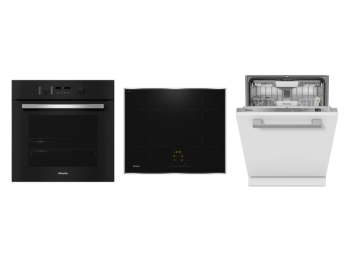 Miele Set Miele trouba H 2766-1 B 125 Edition + varná deska KM 7361 FR + myčka G 5455 SCVi XXL Active Plus