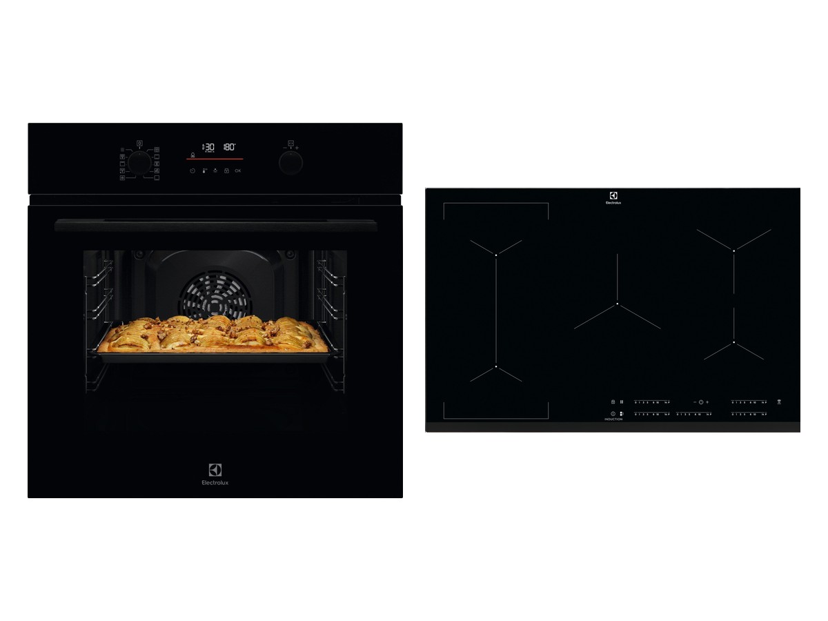 Set Electrolux trouba KOFDP46BK + varná deska EIV835