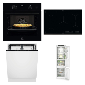 Electrolux Set Electrolux trouba EOD5F71Z + varná deska EIV835 + myčka E72LB110S + Liebherr chladnička ICBNSd 5623