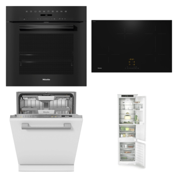 Miele Set Miele trouba H 7262 BP + varná deska KM 7373 FL + myčka G 7265 SCVi XXL + Liebherr chladnička ICBNSd 5623