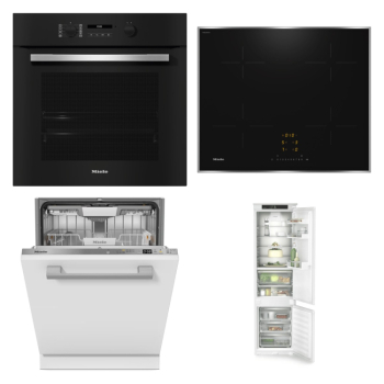 Miele Set Miele trouba H2766-1B + deska KM7361FR + myčka G5455SCVi XXL + Liebherr chladnička ICBNSd5623