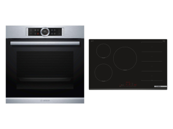 Bosch Set Bosch trouba HBG655NS1 + varná deska PXV831HC1E