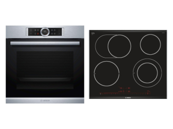 Bosch Set Bosch trouba HBG655NS1 + Bosch varná deska PKN675DP1D