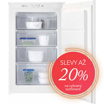 Electrolux akce na úsporné vestavné mrazáky