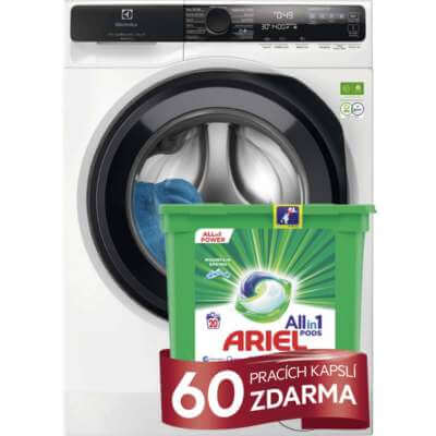 Práčky Electrolux a kapsuly Ariel zadarmo