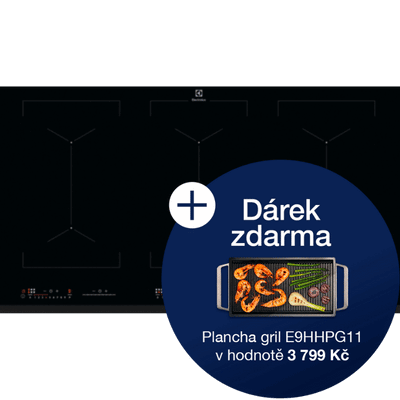 Akce na indukční desky Electrolux a zdarma Plancha gril