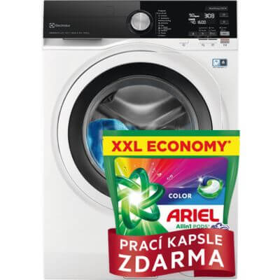 Pračky kombinované se sušičkou Electrolux a kapsle Ariel zdarma