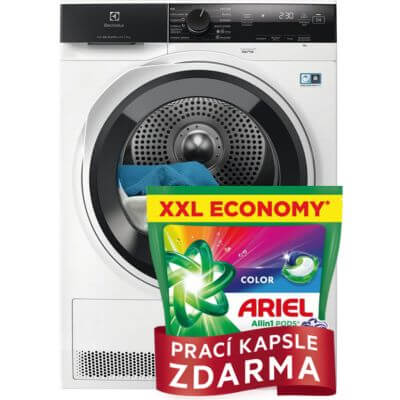 Sušičky Electrolux a kapsle Ariel zdarma